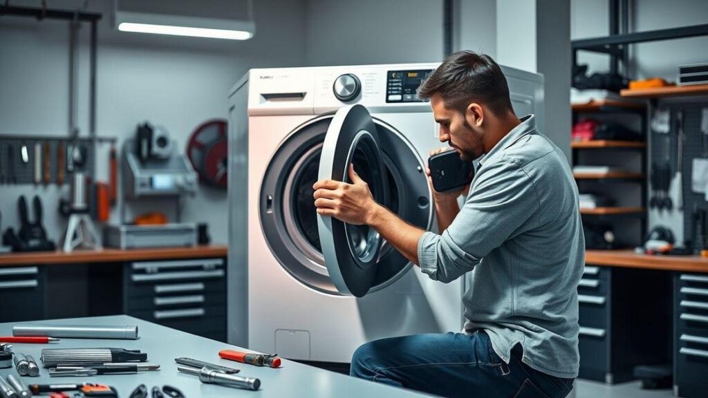 Durabilidade e Manutenção de máquinas de lavar roupa.