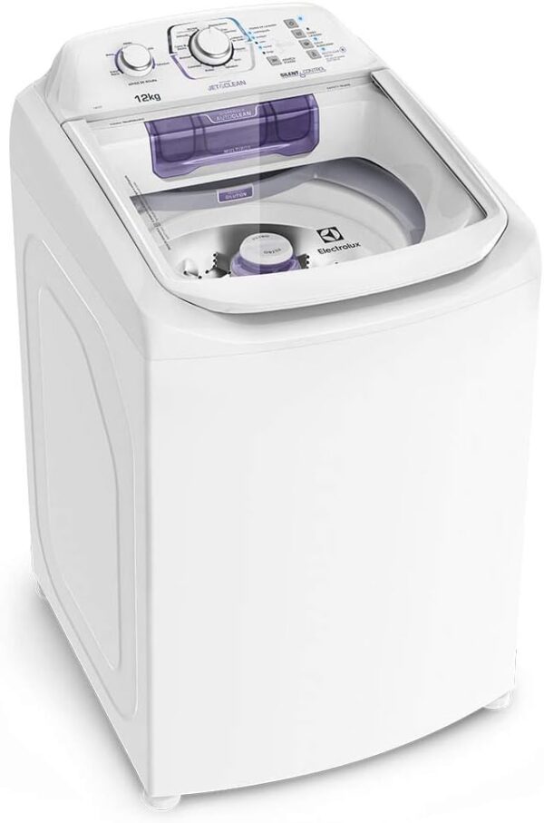 Lavadora Compacta LAC12 com Dispenser Autolimpante e Cesto Inox, Branco 220v