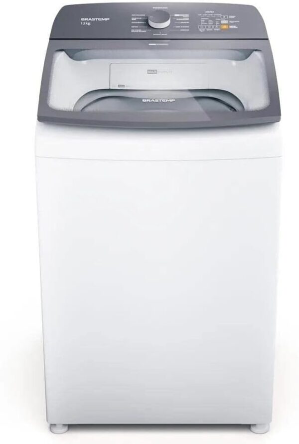 Lavadora de Roupas Vertical 12 Kg Automática 220 Volts, Branco, Brastemp